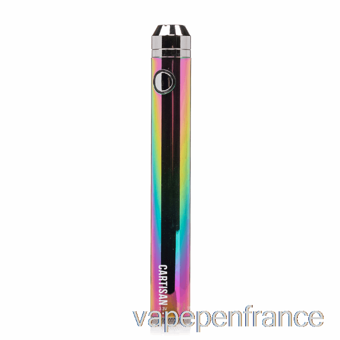 Cartisan Ego Spinner Twist 1300 510 Batterie Stylo Vape Arc-en-ciel